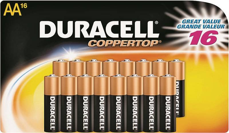 Battery Alkaline Cu Top 16-aa