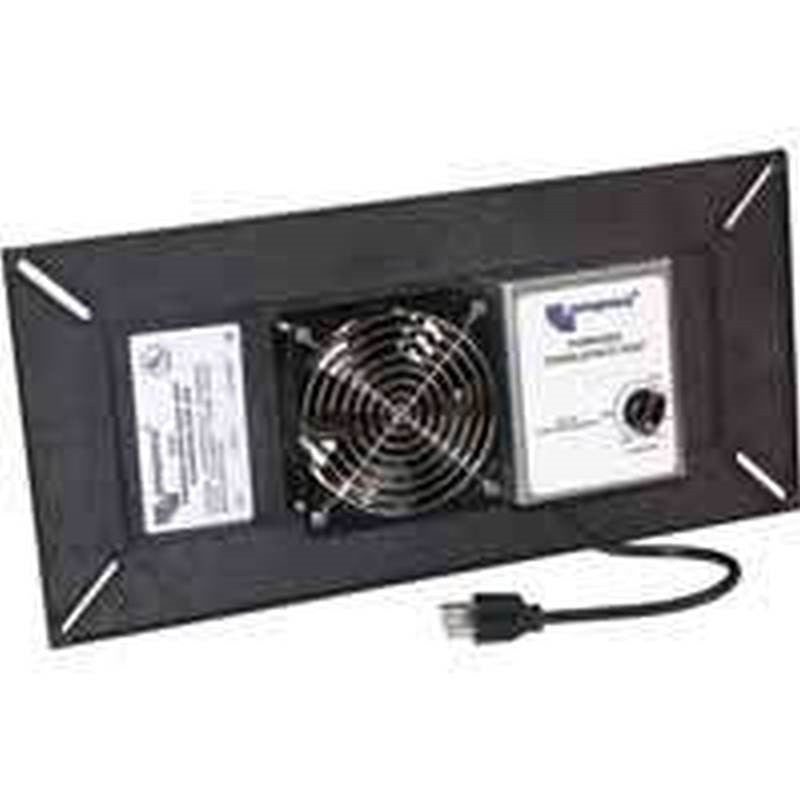 Power Crawlspace Vent Black