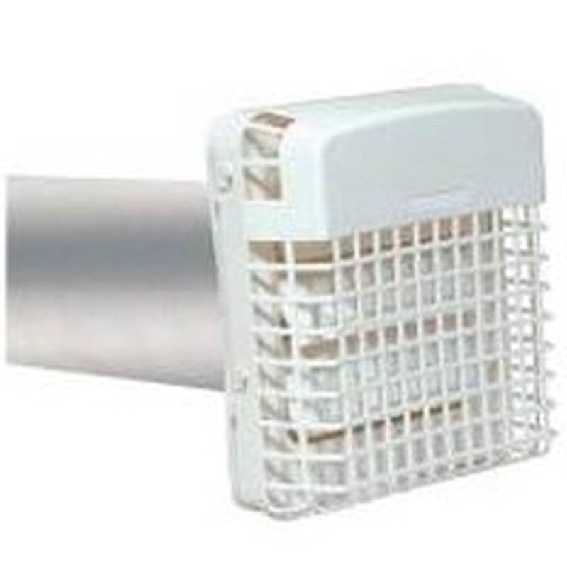 Hood Vent Dryer Plstc 4in Wht