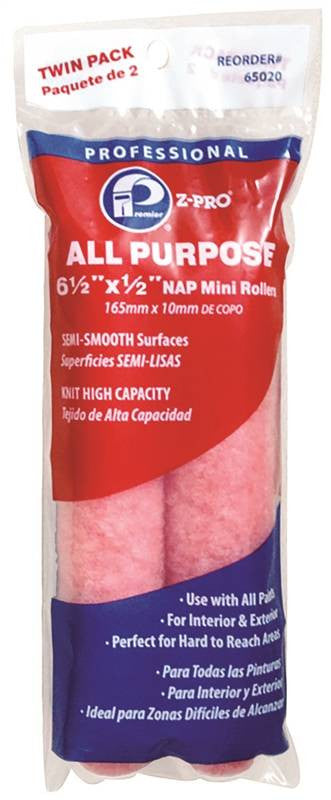 Roller Allpurp 6-1-2x1-2in 2pk