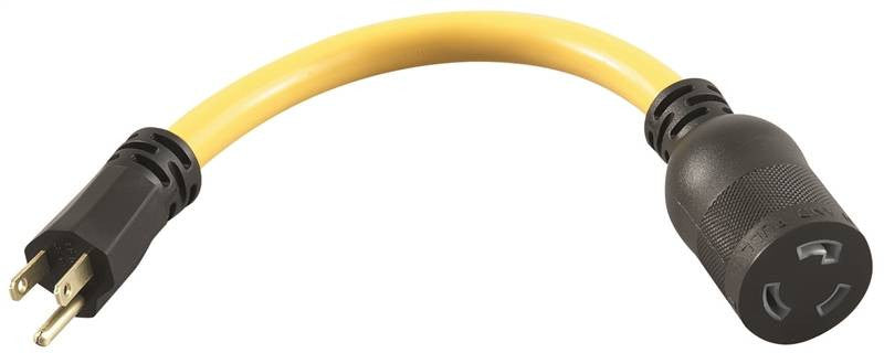 Adapter Pwr Cord 12-3 9in Yel