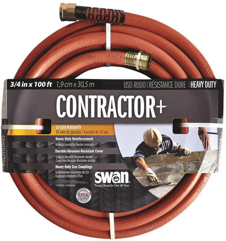 3-4x100ft Comm Grade Hose Red