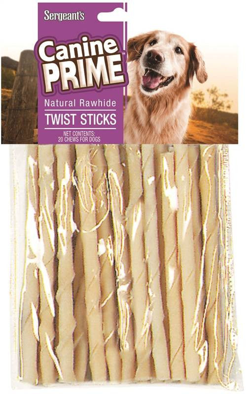 White Twist Sticks 20 Count