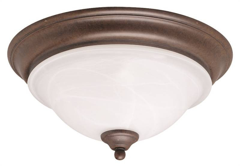 Fixture Ceil 3lt Alb Rusticbrn