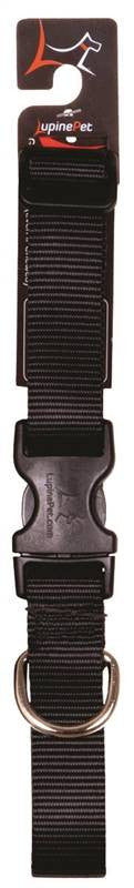 Collar Dog 1in 12-20in Black