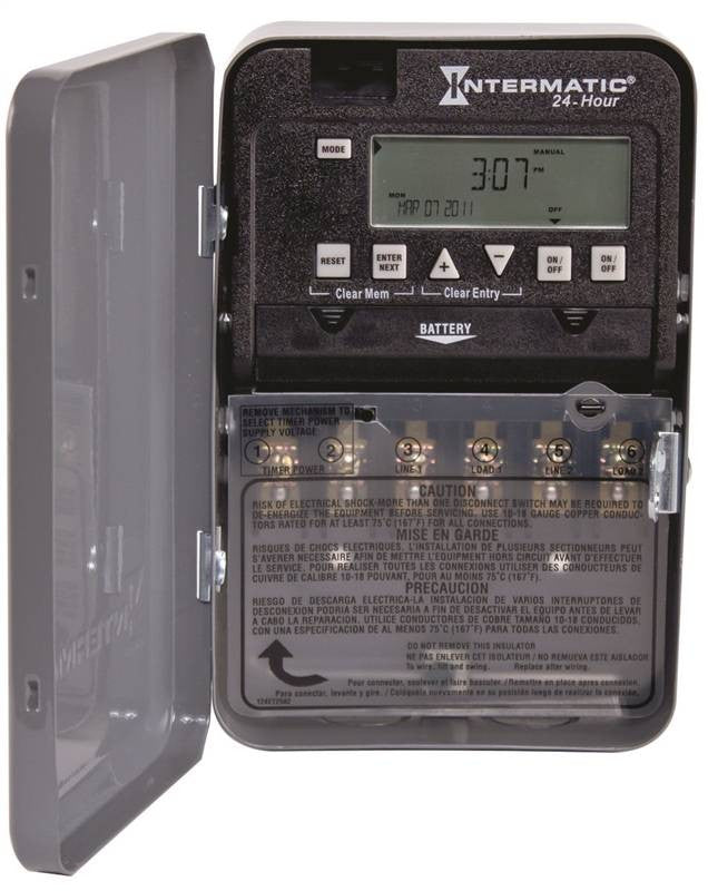 Switch Timer 1-2pole 30a 277v
