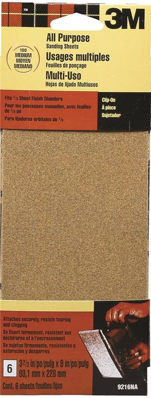 3-2-3x9in Med Sand Sheet