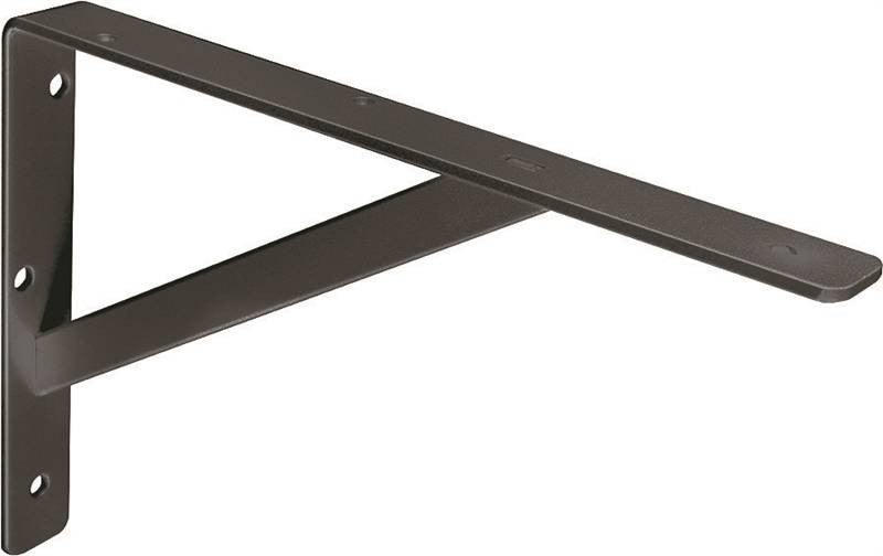 Bracket Shelf Stl Hd 12in Blk