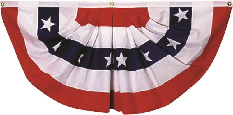 Flag Us Polycotton Min 1.5x3in