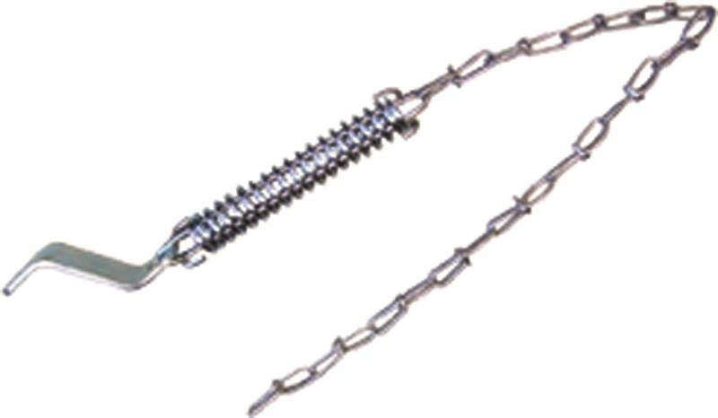 Chain Storm Door Deluxe Zinc