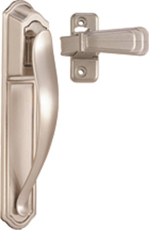 Door Handle Set W-bkplt Satnic