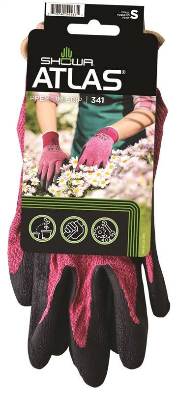 Glove Nat Rubbr Nylon Shell Sm