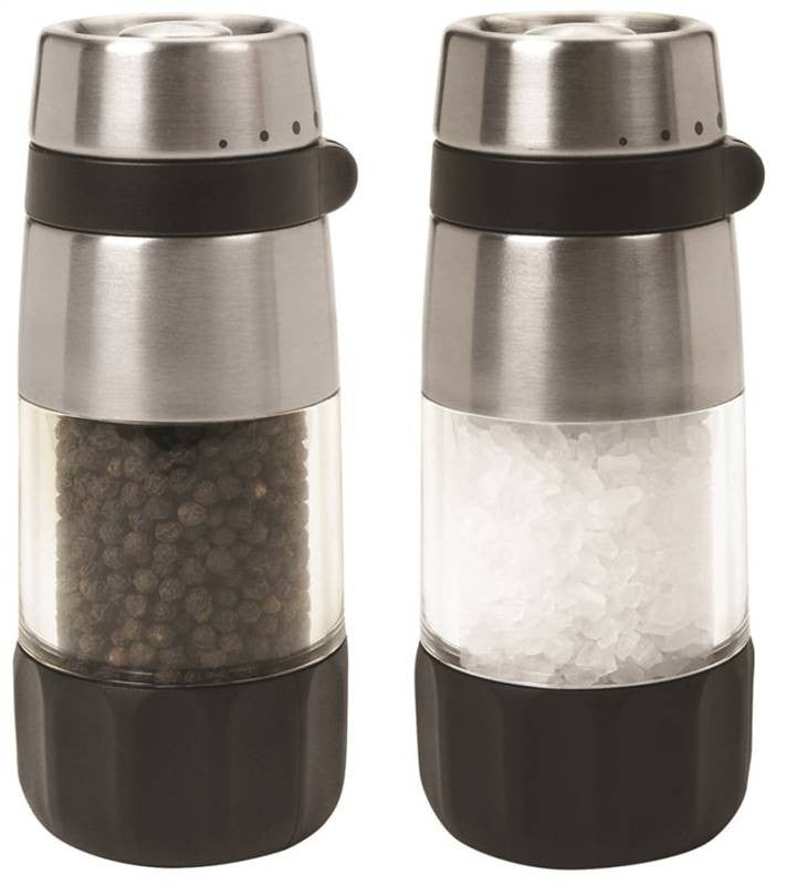 Mill Set Salt-pepr Ss-clr Acry