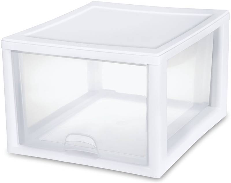 Drawer Stacking 27qt White