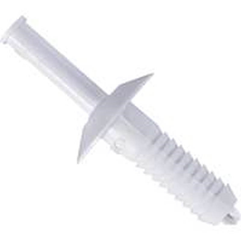 Panel Rivet 3-4in Wht Walltuf
