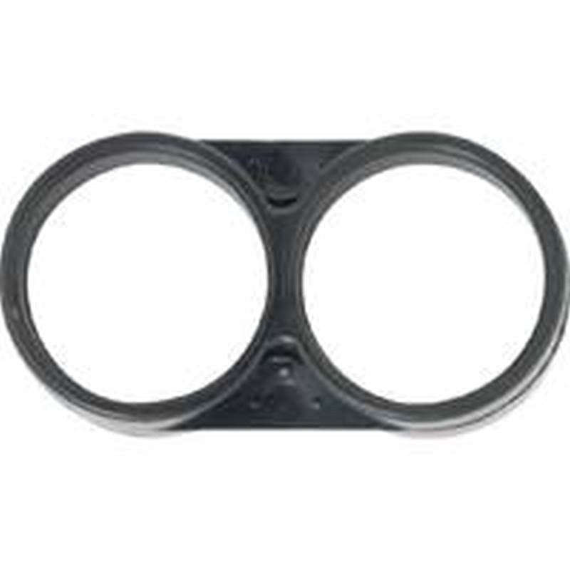 1-2" End Clamp-blue Stripe