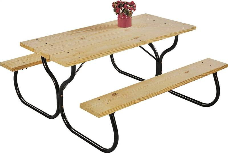 Frame Kit Picnic Table Blk Hvy
