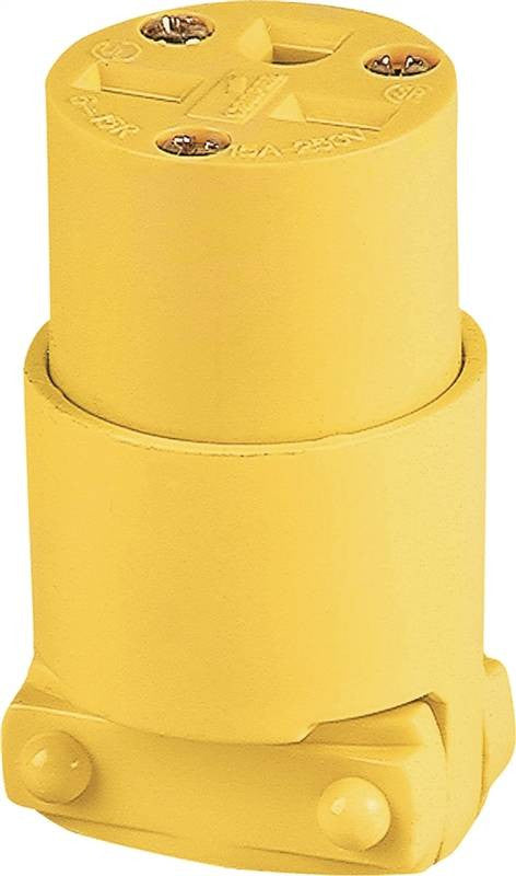 Conn Groundg 15a 250v Yel