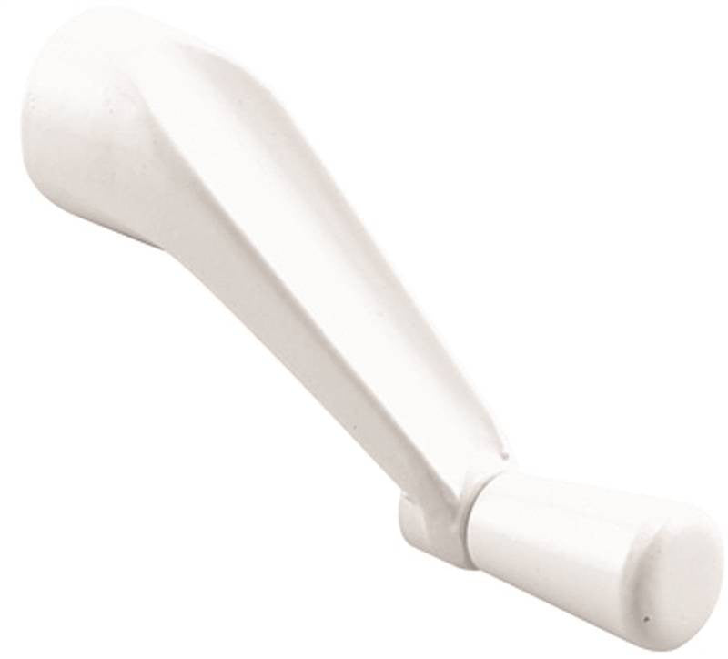 Handle Crank Wht 3-8in White