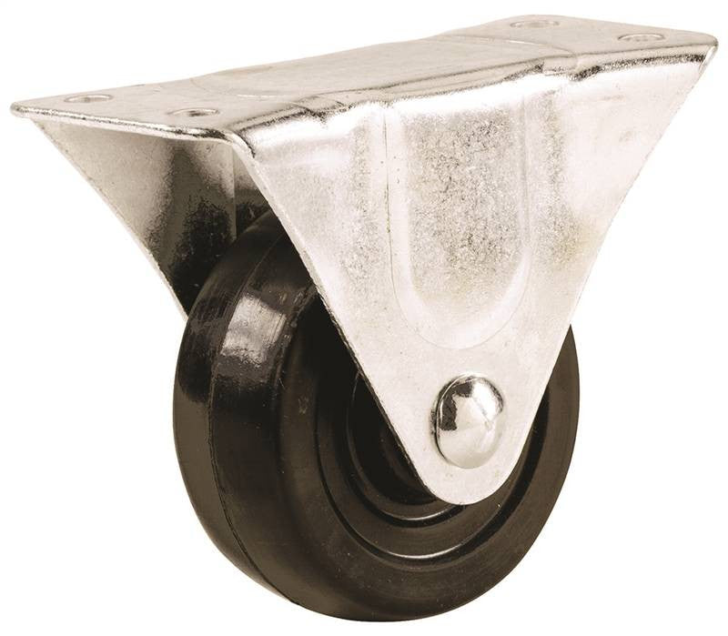 Caster Rigid 4in Rubber