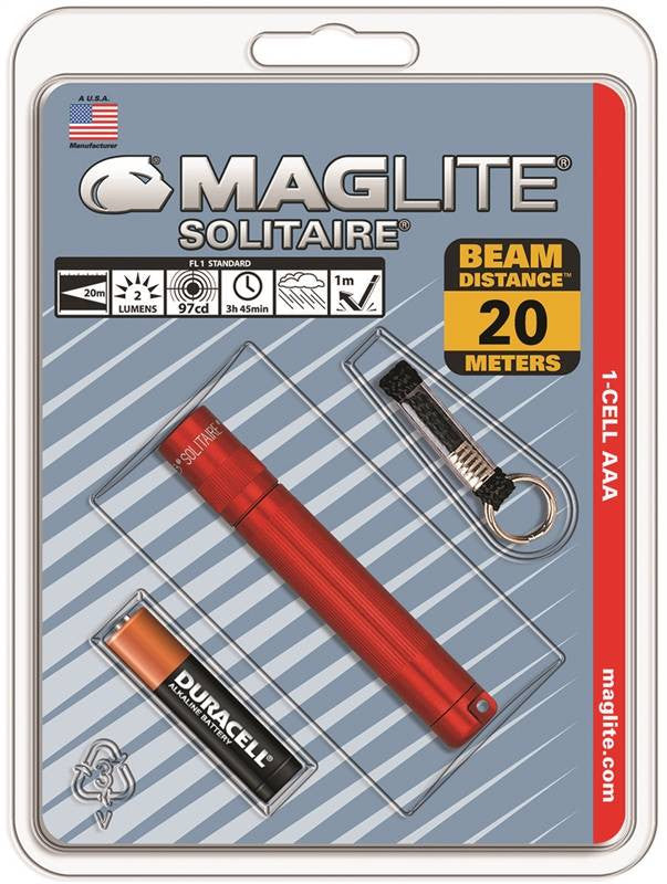 Flshlt Solitare Red Maglite