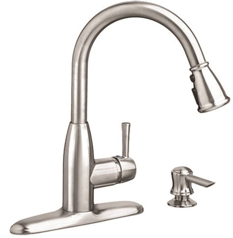 Faucet Pulldown Ss W-soap Disp