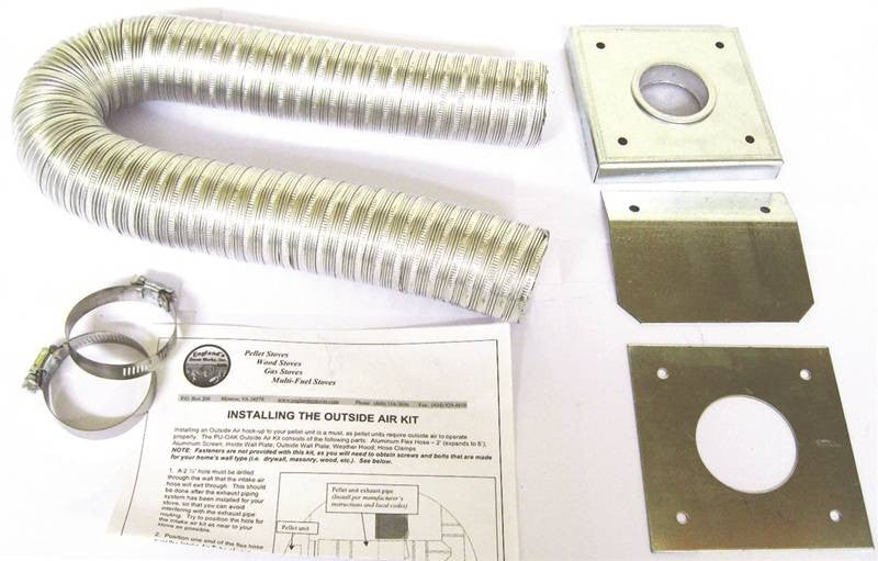 Air Kit Outside Pellet Stove