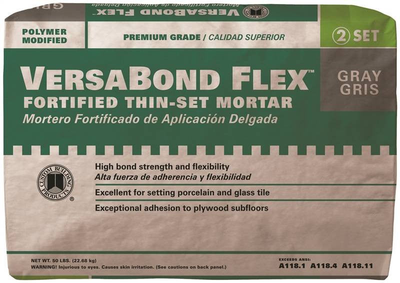 Mortar Thinset Flex Gray 50lb