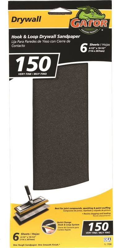 Sandpaper Drywl 4.5x10.25 150