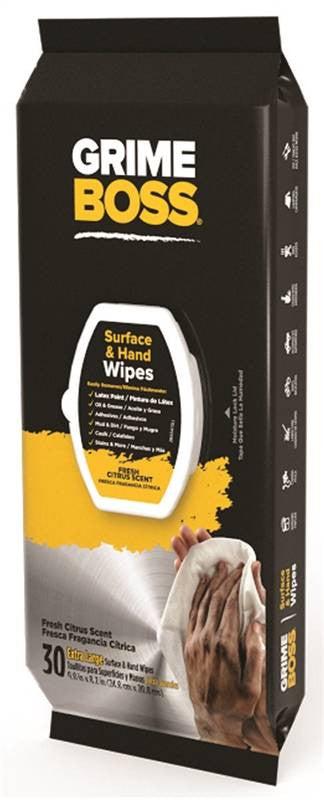 Cleaning Wipe Citrs 30 Count