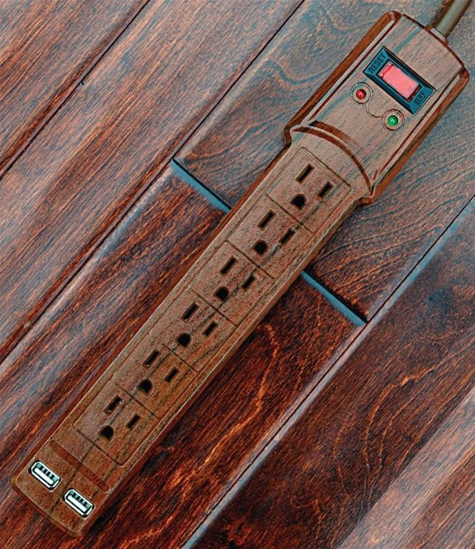 Surge Protector Dark Oak 900j