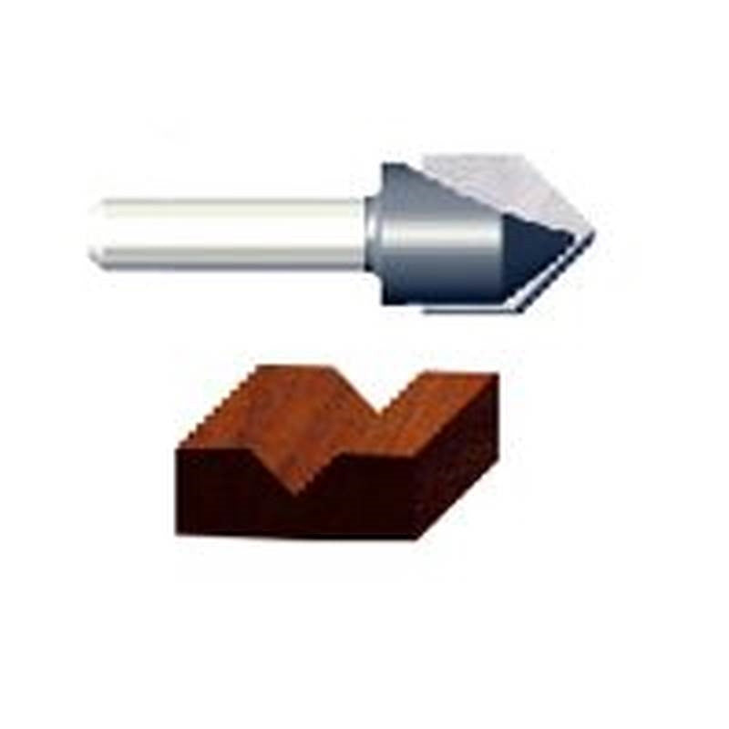 V-gr Router Bit 1-2x90 2f1-4s