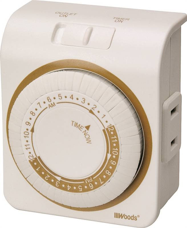 Timer Mech Indoor Daily Wht 3c