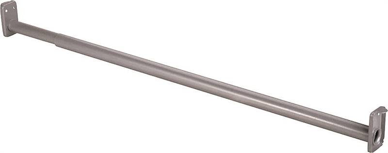 Rod Closet Adj 18-30in Silver