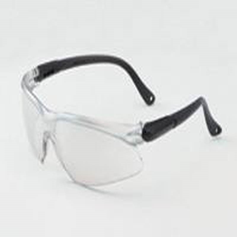 Glasses Safety Blk W-amb Lens