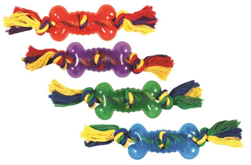 Toy Pet Tug Bone-rope Tpr
