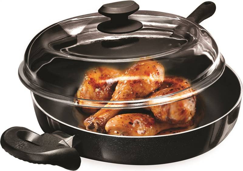 Fryer Chicken 11in W-glass Lid