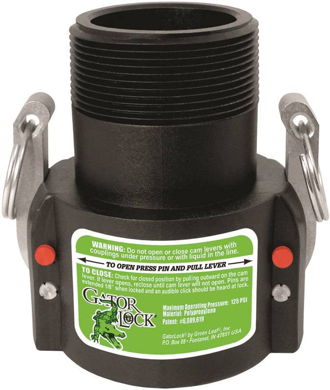Coupler Cam Lock F 2in Thread