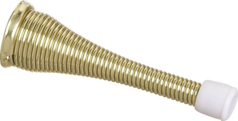 Door Stop Spring 3-3-4in Pbrs