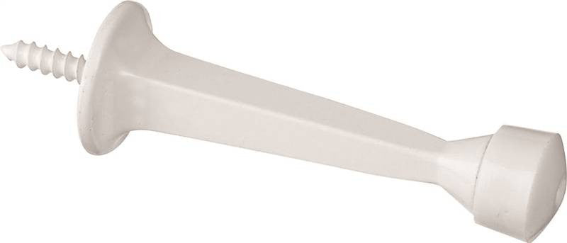 Door Stop Solid 3in White