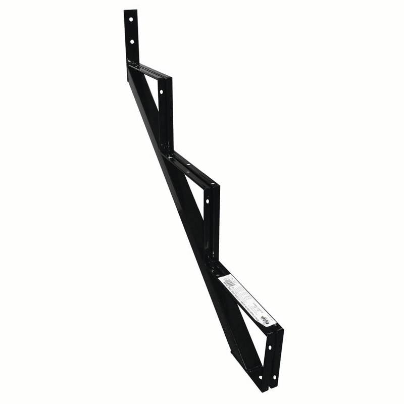 3-steps Blk Steel Stair Riser
