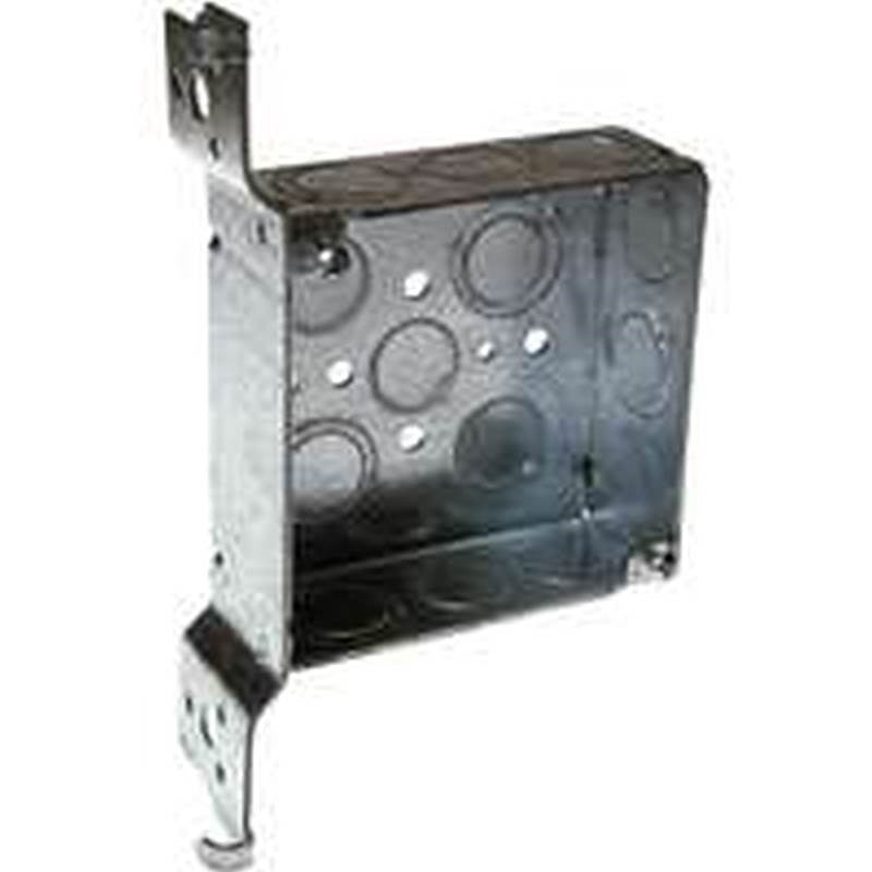 Box Outlet Stl 4in Sq Fh Brkt