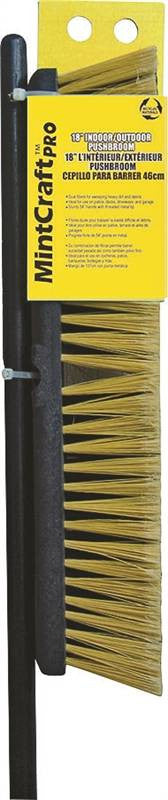 18" Push Broom In-outdoor