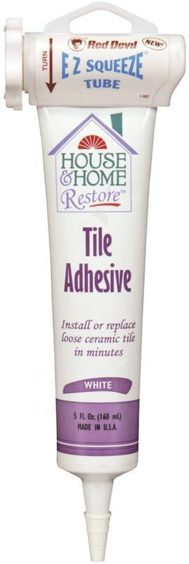 Adhesive Tile Acryl Bs Wht 5oz