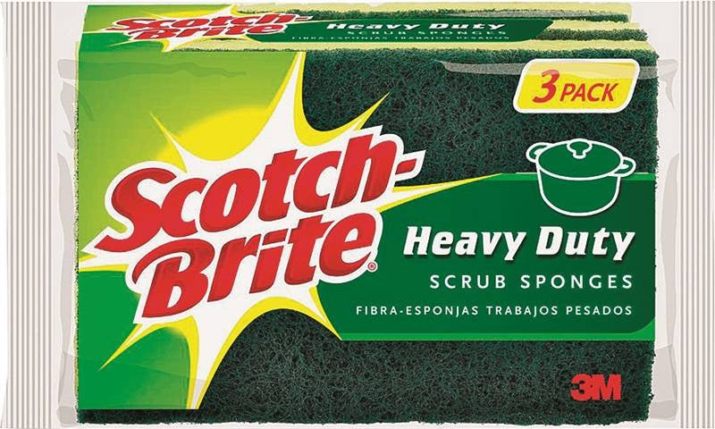 Hd Scrub Sponge 3pack
