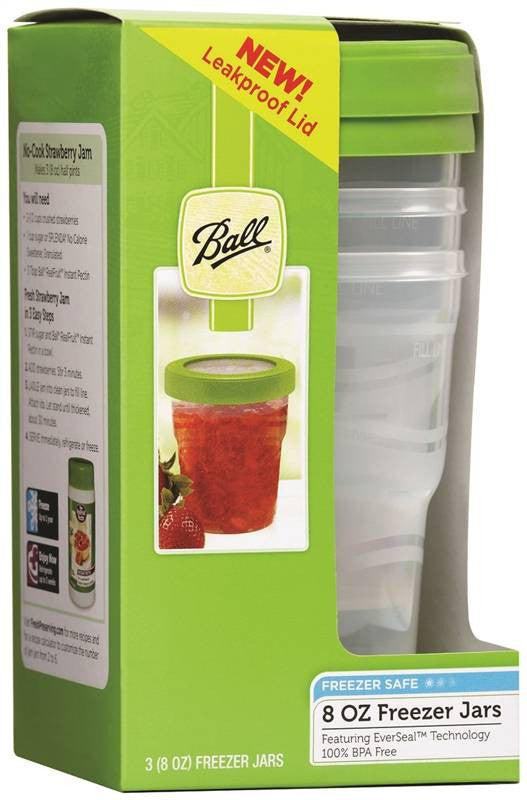 Jar Plastic 8oz Freezer