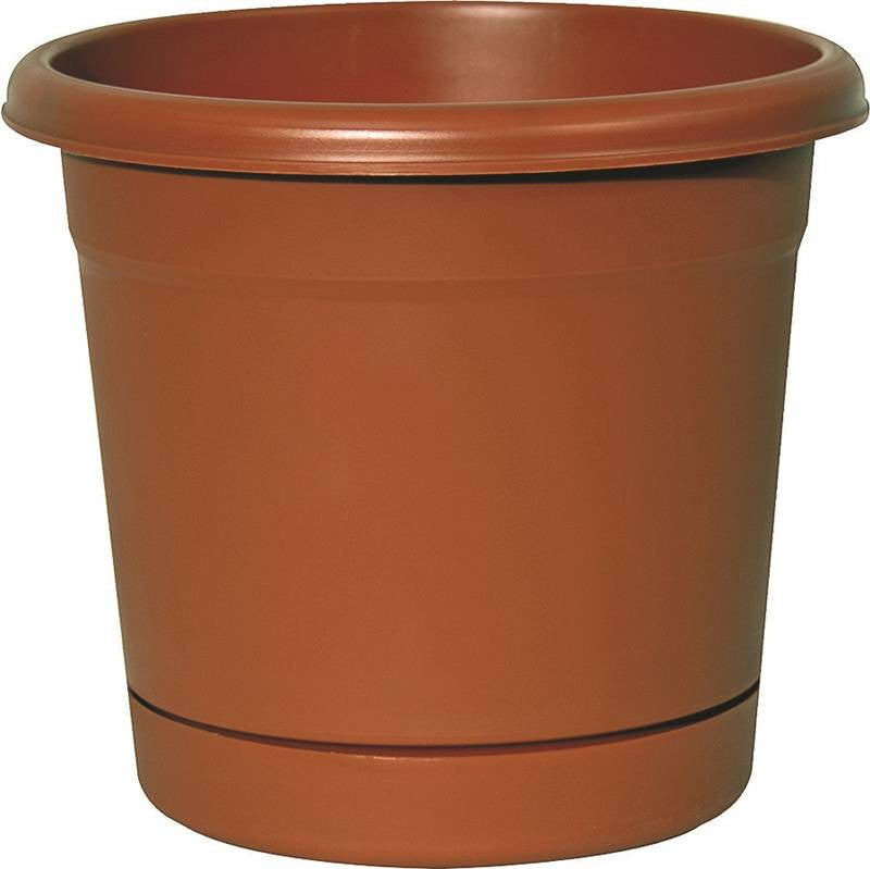 16" Rolled Rim Planter&saucer