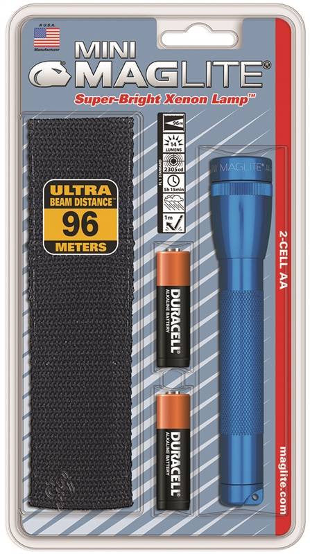 Flashlight Incan Combo 2aa Blu
