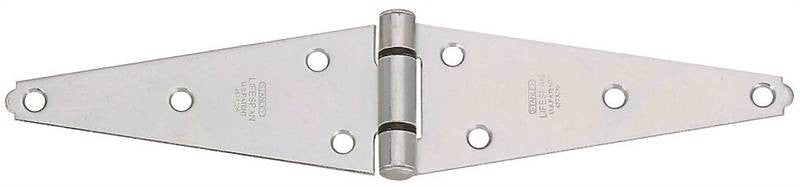 Hinge Strap Steel Hd 6in Zinc