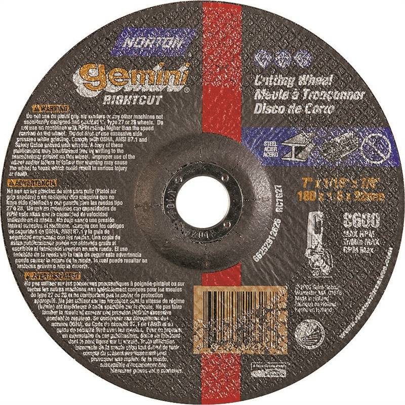 Cutoff Wheel7 X 1-16 X 7-8